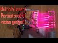 Laser Persistence of vision gadget - Warning - a failure!!!