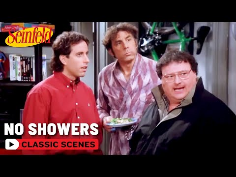 The Gang Have Trouble With Their Showers! | Seinfeld