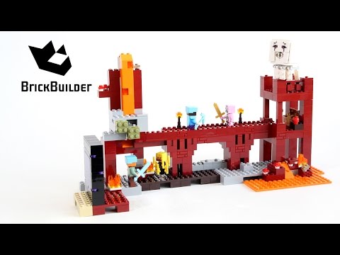 Vidéo LEGO Minecraft 21122 : La forteresse du Nether