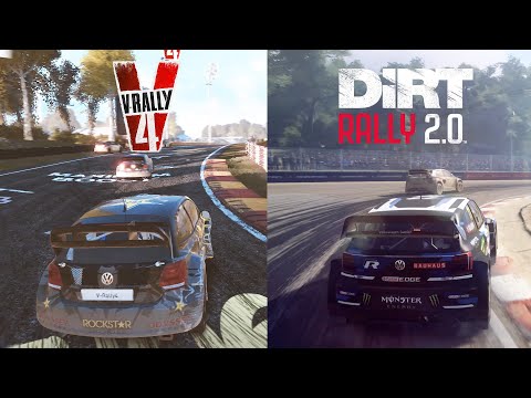 Dirt Rally 2.0 VS V-Rally 4 | Gameplay Comparison 4K | Xbox One X