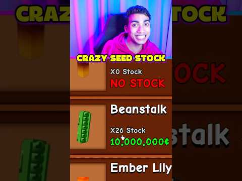 GROW A GARDEN CRAZY SEED STOCK 😱