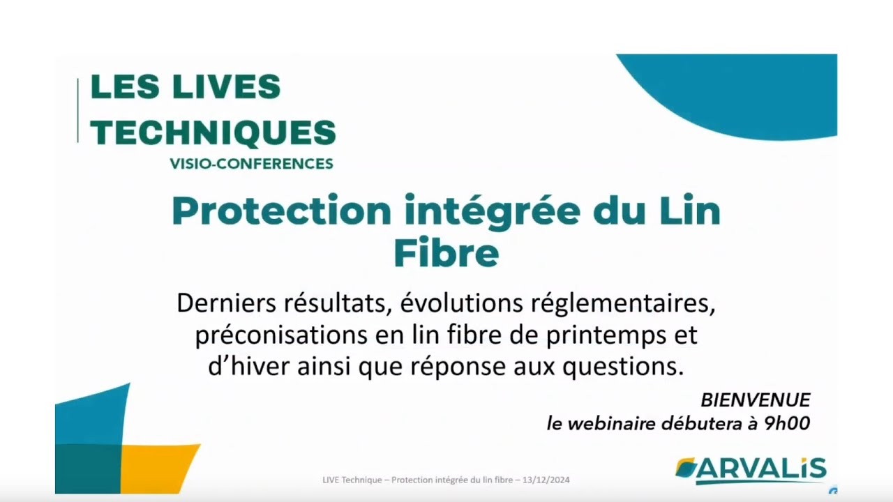 Protection intégrée de lin fibre 2024 – ARVALIS fr