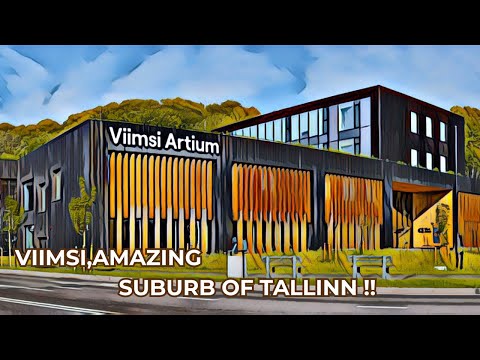 4K VIIMSI WALKING TOUR | BEAUTIFUL SUBURB OF TALLINN | ESTONIA 🇪🇪