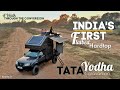 Tour India's FIRST Flatbed Hardtop Caravan on Tata Yodha | Motorhome Adventures