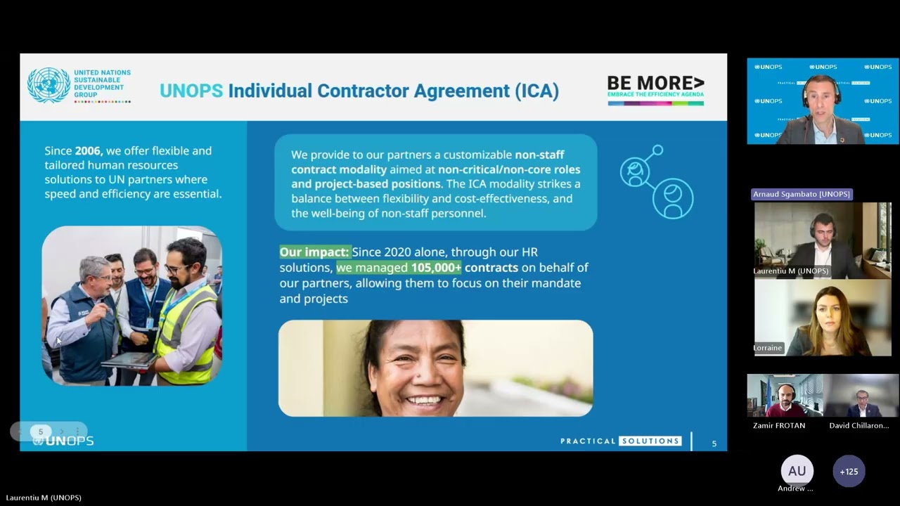 UNSDG Global Shared Services – HR Services for Non-Staff – by UNOPS