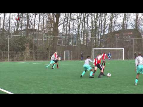 Feyenoord O13 - SBV Excelsior R. O13, 28 jan. 2017.