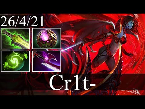 EG.Cr1t - Queen of Pain | Midlane Gameplay Dota 2 Patch 7.31b