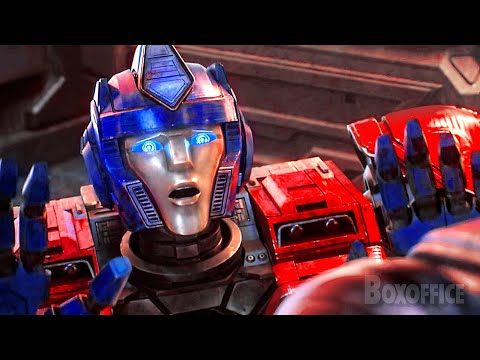Optimus Prime escapes from Cybertron Prison | Transformers One | CLIP
