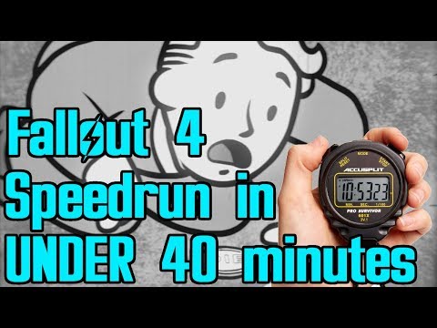 Fallout 4 Beaten in Under 40 Minutes (World Record Speedrun - Any%)
