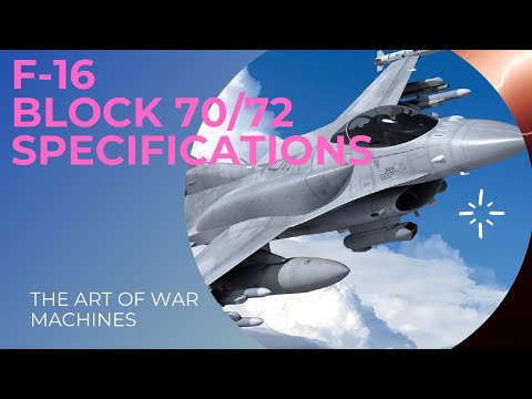 F 16 BLOCK 70/72 SPECIFICATIONS  #USAF #TAF #PAF #GAF F-16 Aerobatics