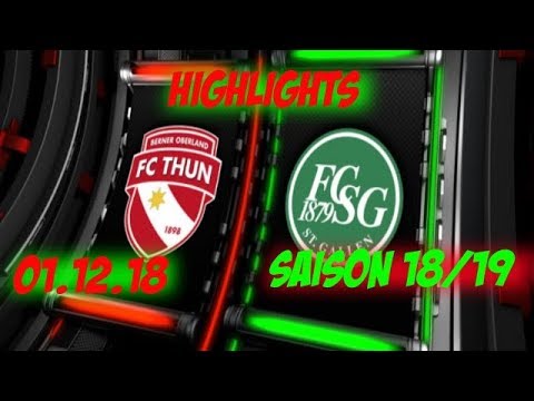 FC Thun 2-0 FC Sankt Gallen