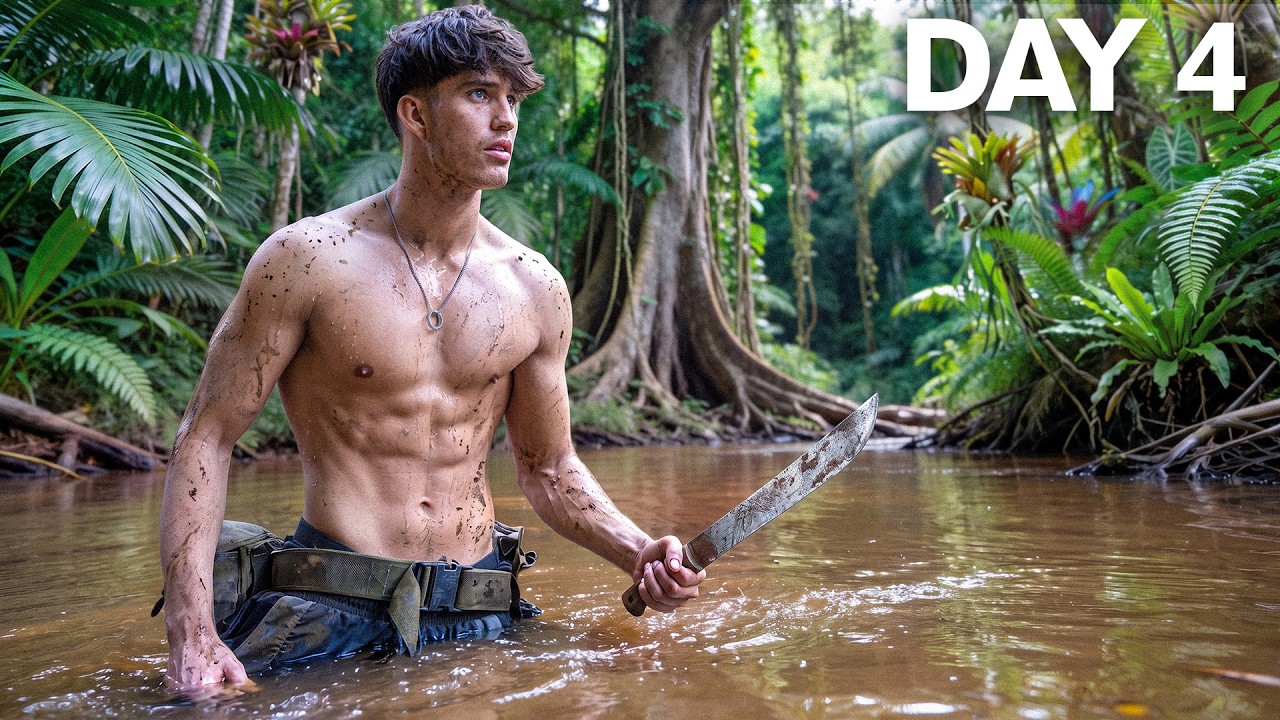 I Survived Alone In The Amazon Rainforest for 4 Days