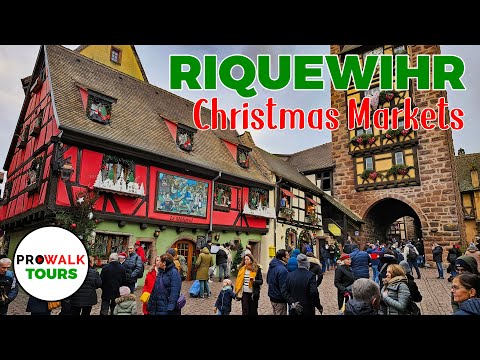 , title : 'Riquewihr, France Christmas Market Walking Tour - 4K60fps with Captions - Prowalk Tours'