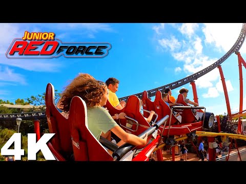 Junior Red Force [On-Ride 4K POV] - Ferrari Land