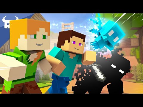 MINECRAFT ALLAY 🎵 "The Last Guardian" 🎵 Dan Bull Animated Music Video (ft. Miracle Of Sound) [END B]