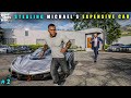 GTA 5 : STEALING MICHAEL'S $20 MILLION EXPENSIVE CAR || GAMEPLAY #2