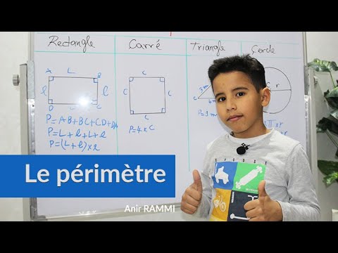 Le périmètre des formes géométriques: Rectangle, Carré, Triangle et Cercle
