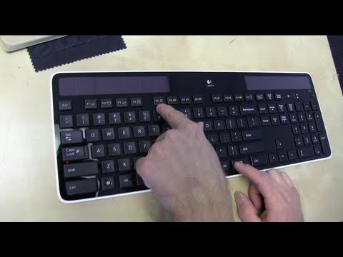 Solar Powered Cordless Keyboard Unboxing & Review