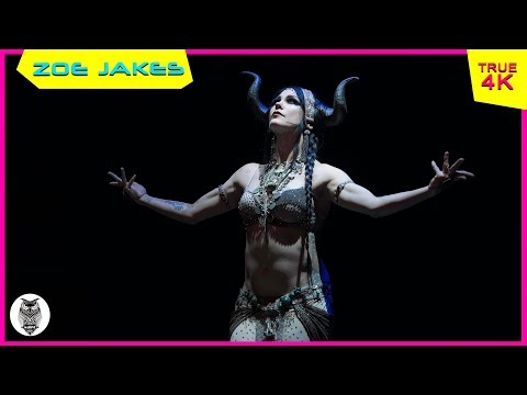 Zoe Jakes, tribal fusion dancer, at The Massive Spectacular! [True 4K] Beats Antique