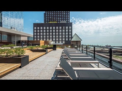 Tour the fabulous roof deck at The Lofts at River East