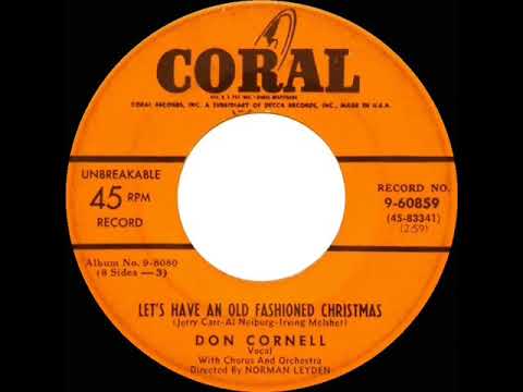 1952 Don Cornell - Let’s Have An Old Fashioned Christmas