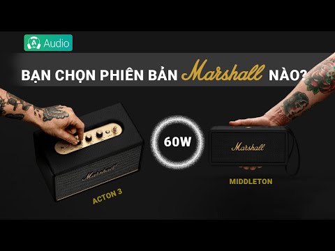 Cùng công suất 60w các bạn chọn phiên bản Marshall nào?