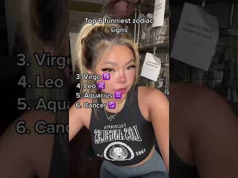 Do you agree with the funniest zodiac signs?