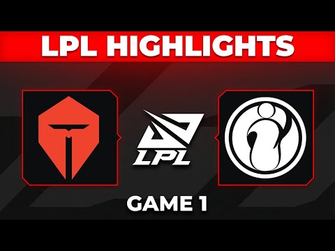 TES vs IG Highlights Game 1 | LPL 2026 Split 1 | Top Esports vs Invictus Gaming by Onivia