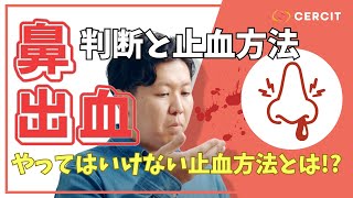 鼻出血への応急手当 サムネイル