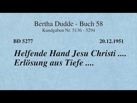 BD 5277 - HELFENDE HAND JESU CHRISTI .... ERLÖSUNG AUS TIEFE ....