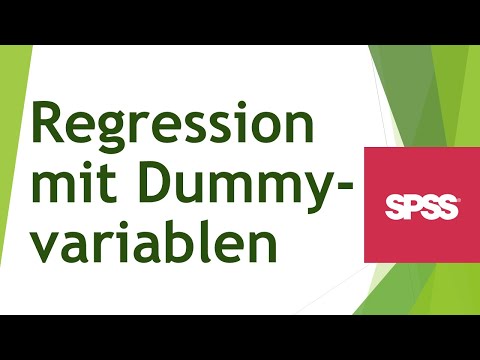 Regression mit kategorialen Variablen (Dummy-Variablen) in SPSS - Daten analysieren in SPSS (108)