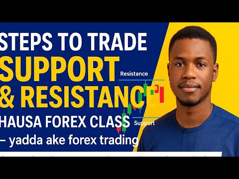 Steps to Trade Support & Resistance - Hausa Forex Class Part 37 - yadda ake forex trading