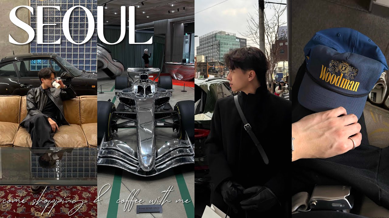 Seoul Travel Vlog🇰🇷 shopping recs, cafe hopping, F1 car in seoul!!