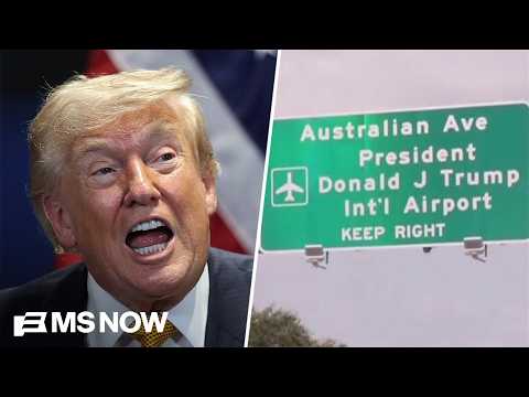 'I think it's DISGUSTING': Trump DRAGGED by livid Americans after Florida airport is NAMED AFTER HIM