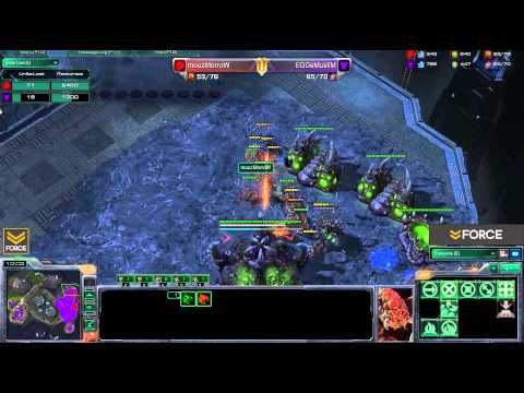 StarCraft 2 - MorroW [Z] vs DeMusliM [T] G1 - Commentary