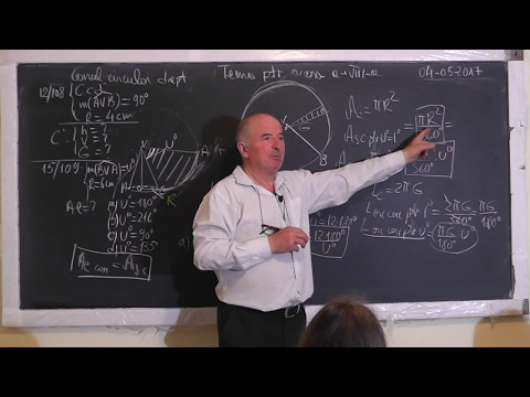 2/2 Lectia 1486 - Conul: Elemente caracteristice Desfasurarea conului Cercul Setorul de cerc Clasa 8