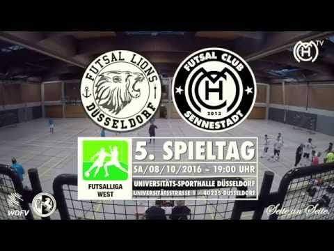 Futsal Lions Düsseldorf vs. MCH Futsal Club Sennestadt (Futsalliga West 2016/17 - 5. Spieltag)