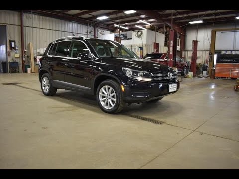 2017 Deep Black Pearl Volkswagen Tiguan Wolfsburg Edition SLT4945 Motor Inn Auto Group