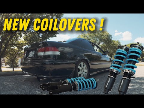CIVIC EK GETS NEW MAXPEEDINGRODS COILOVERS !