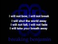 Breaking Benjamin - I Will Not Bow (Lyrics on screen ...