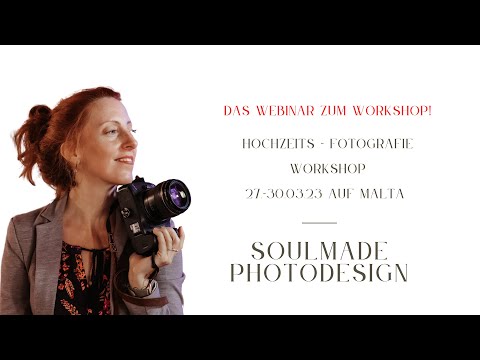 Hochzeits - Fotografie - Workshop in Malta 27.-30.03.23 - Webinar