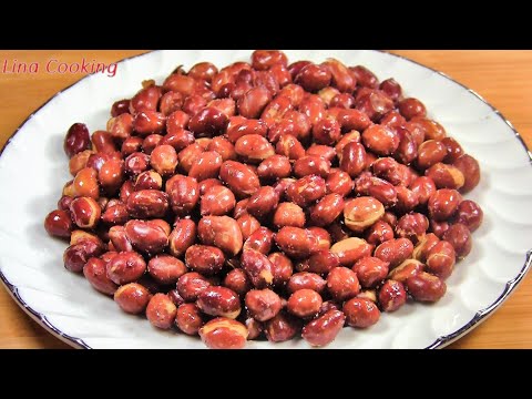 Cách làm ĐẬU PHỘNG RANG MUỐI giòn ngon , đơn giản , bảo quản được lâu || Lina Cooking