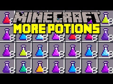 MooseMods - Minecraft MORE POTIONS MOD! | NEW POTION EFFECT! INFINITE HEALTH & MORE! | Modded Mini-Game