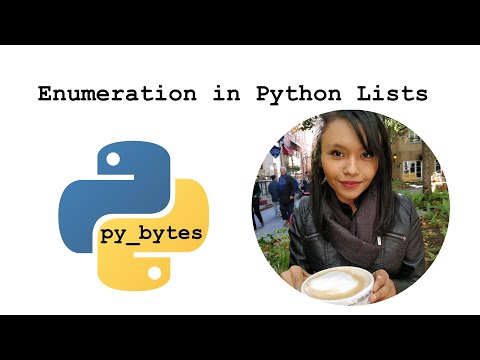 Enumeration In Python Lists
