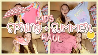 Kids Spring Clothing Haul 2022 - Walmart, Target + Old Navy