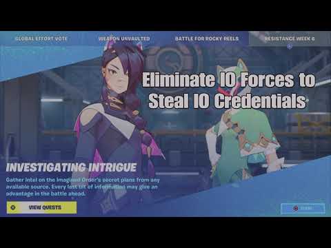 How to Eliminate IO Forces to Steal IO Credentials - Fortnite Week 6 Resistance Quest
