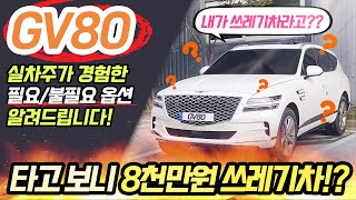 22년형 GV80이 쓰레기차라고!?? GV80 옵션 알고 타자!!