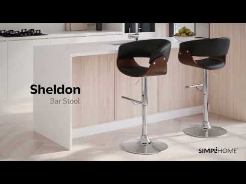 Sheldon Adjustable Height Bar Stool&nbsp; &nbsp; Video 1