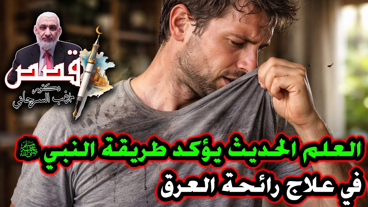 العلم الحديث يؤكد طريقة النبي ﷺ في علاج رائحة العرق