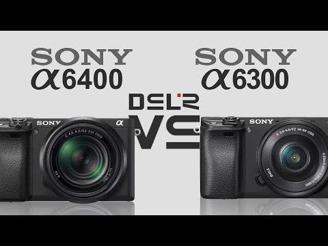 Sony alpha a6400 vs Sony alpha a6300